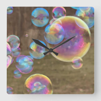 Whimsical Bubbles Clock