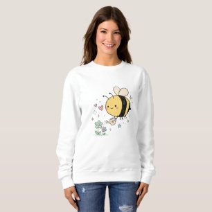 Whimsical Bumblebee Nature Lover Sweatshirt