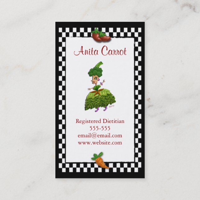 Whimsical business cards (Back)