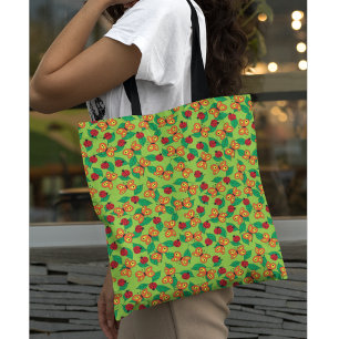 Whimsical Butterfly and Ladybug Garden Tote Bag
