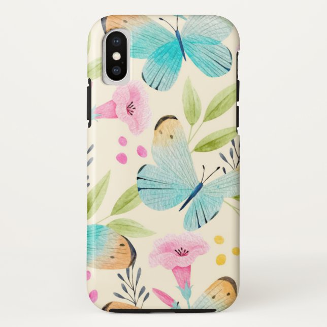 Whimsical  Butterfly    Case-Mate iPhone Case (Back)