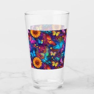 Whimsical Butterfly Dream Glass