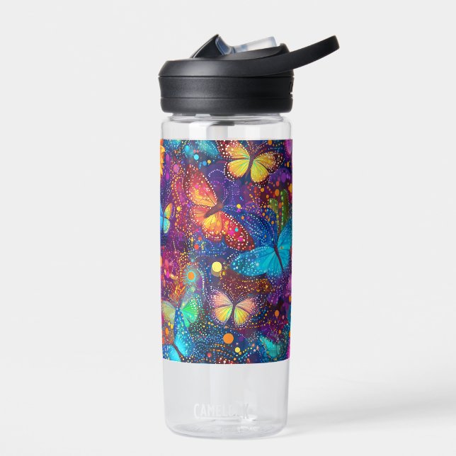 Whimsical Butterfly Dream  Water Bottle (Left)