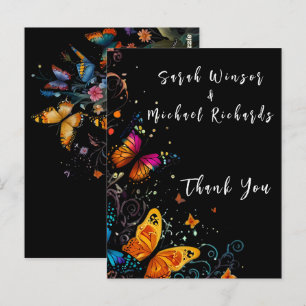 Whimsical Butterfly Garden Postcard