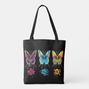Whimsical Butterfly Symphony: Vibrant Colours  Tote Bag