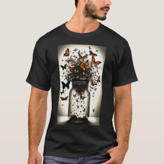 Whimsical Butterfly T-shirt Design