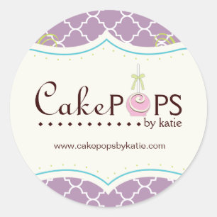 Whimsical Cake Pop Stickers
