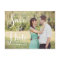 Whimsical Calligraphy Photo Save the Date Postcard