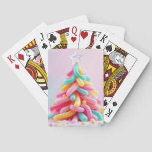 Whimsical Candy Tree Playing Cards