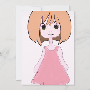 Whimsical Cartoon Art for Kids Invitation