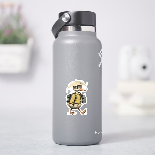 Whimsical Cartoon Duck (HydroFlask)
