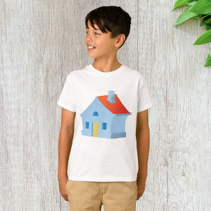 Whimsical Cartoon House Colourful Playful Home T-Shirt