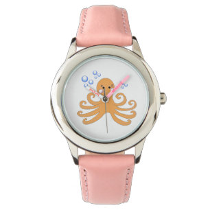 Whimsical Cartoon Octopus Watch