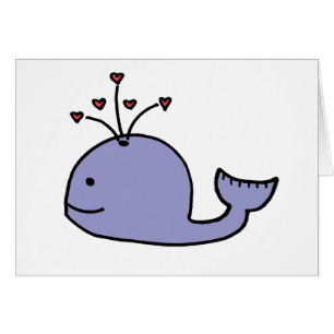 Whimsical Cartoon Whale