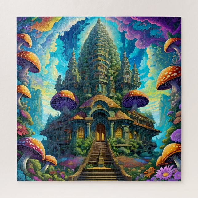 Whimsical Castle Jigsaw Puzzle (Vertical)