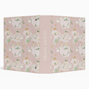 Whimsical castle unicorn princess nursery baby gir binder