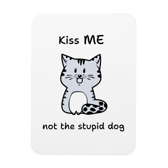 Whimsical Cat Magnet (Vertical)