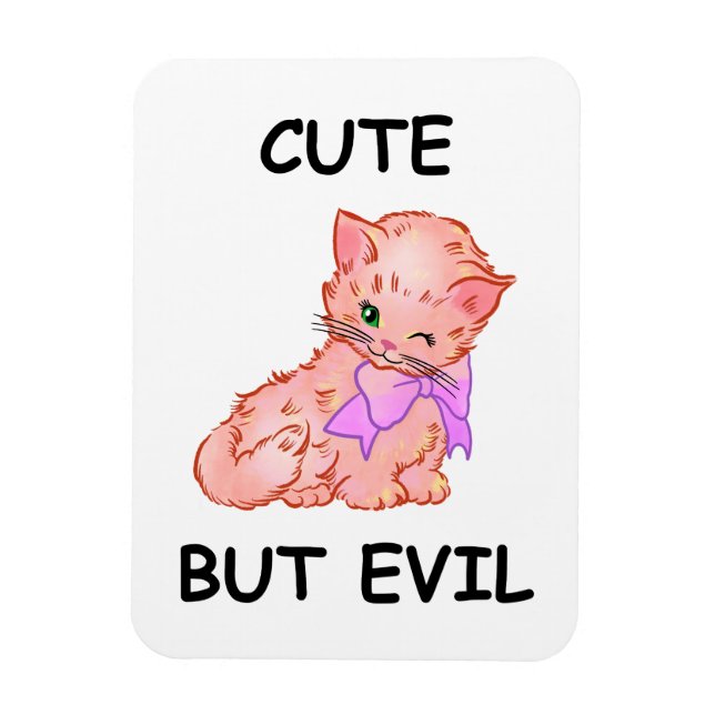 Whimsical Cat Magnet (Vertical)