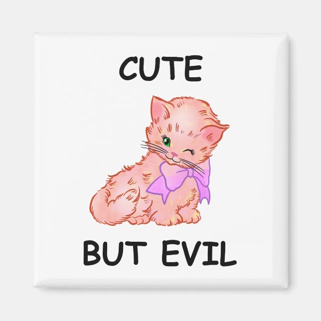 Whimsical Cat Magnet (Front)