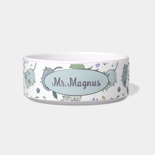 Whimsical Cats Pet Bowl
