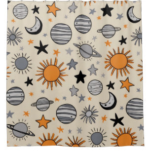Whimsical Celestial Doodle
