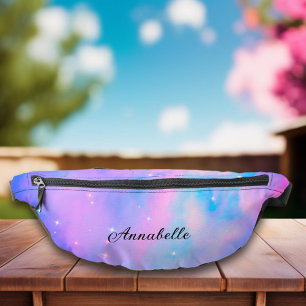 Whimsical Celestial Sky Girly Custom Name Fanny Pack
