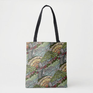 Whimsical Chattanooga Tote Bag