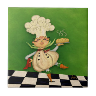 Whimsical Chef Tile