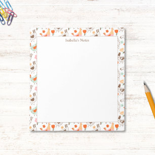 Whimsical Chickens Hens Cute Birds Notepad