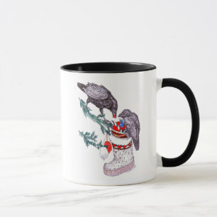 Whimsical Christmas Alaska Wildlife Coffee Mug