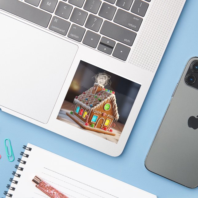Whimsical Christmas Gingerbread House | Festive Ho (Laptop w/ iPhone)