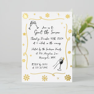 Whimsical Christmas Holiday Winter Cocktail Party 