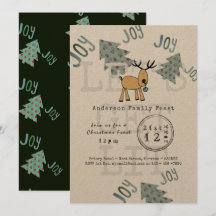 Whimsical Christmas Party Lets Get LIT Rustic