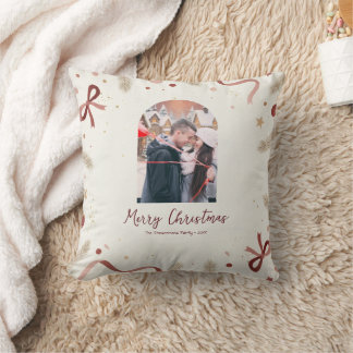 Whimsical Christmas Pillow – Minimal Festive Desig