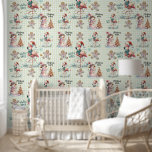 Whimsical Christmas Pink Flamingo Snowman Coquette Wallpaper<br><div class="desc">Whimsical Christmas Pink Flamingo Snowman Coquette Whimsical Christmas Wallpaper featuring a pink flamingo snowman with coquette charm. Perfect for adding a playful, festive, and stylish touch to your holiday decor! Please contact me for any help in customization or if you need any other product with this design. Thank you for...</div>