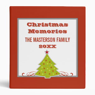Whimsical Christmas Tree Binder (1 inch)