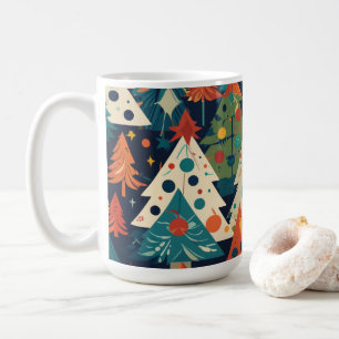 Whimsical Christmas Tree Coffee Mug