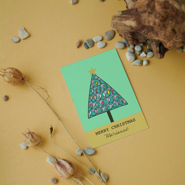 Whimsical Christmas Tree with Lights Invitation (Creator Uploaded)