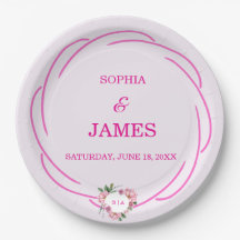 Whimsical Citrus Pink & flower Wedding  Sign