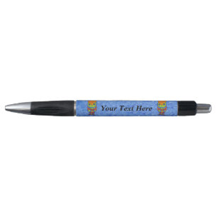 Whimsical Colourful Fantasy Owl Pen