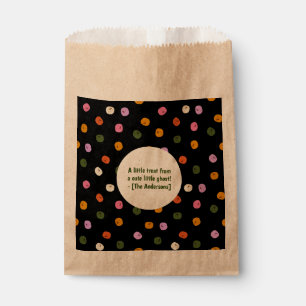 Whimsical Colourful Pumpkin Halloween Party Favour Bag