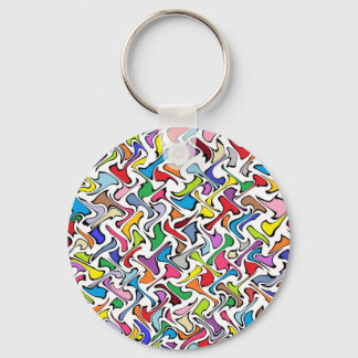 Whimsical Colours Keychain