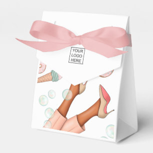 Whimsical Corporate Food Catering Lady Favour Box