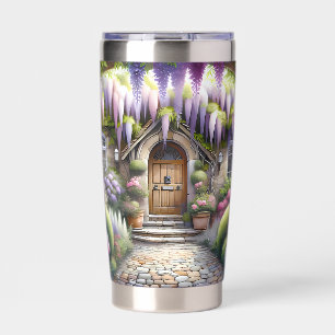Whimsical Cottage Garden Pathway Insulated Tumbler