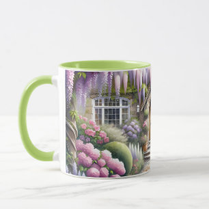 Whimsical Cottage Garden Pathway Mug