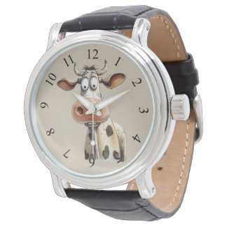 Whimsical cow watch