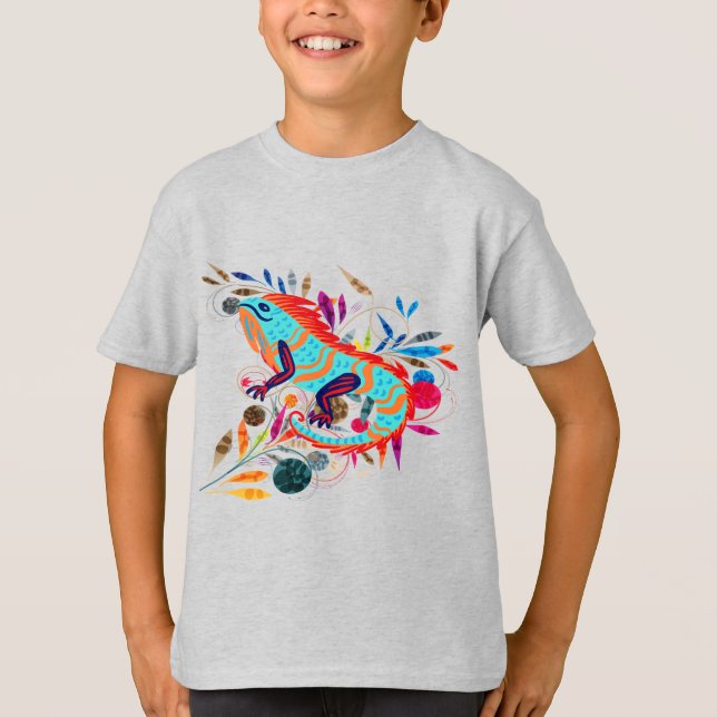 Whimsical Creatures | Iguana T-Shirt (Front)