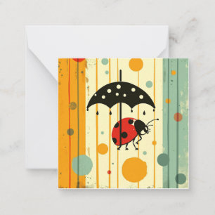 Whimsical Critters & Raindrop Ditties: Ladybug Card