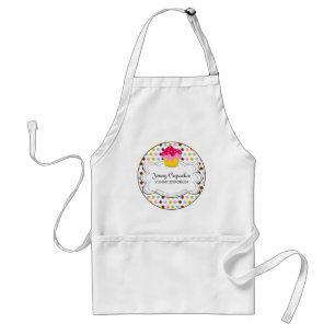 Whimsical Cupcake Bakery Personalized Apron