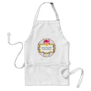 Whimsical Cupcake Bakery Personalized Apron